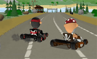 3D Çılgın Go Kart 2