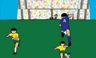 3D Futbol Koşusu