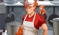 3D Alevli Aşçı