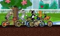 Bisikletli Tom ve Jerry